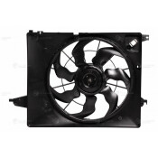Вентилятор охлаждения радиатора Luzar, с кожухом, для двигателей 2.4i, для Hyundai Santa Fe, арт. LFK 08P7