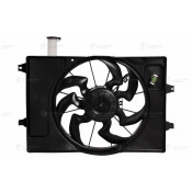 Вентилятор охлаждения радиатора Luzar, с кожухом, для Hyundai Elantra, арт. LFK 08X6