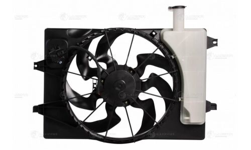 Вентилятор охлаждения радиатора Luzar, с кожухом, для Hyundai Elantra, арт. LFK 08X6