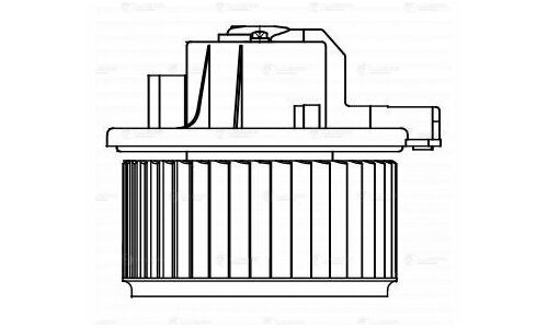 Вентилятор отопителя Luzar, арт. LFh 1189