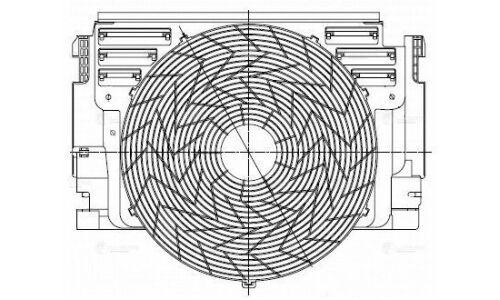 Вентилятор кондиционера Luzar, арт. LFAC 26E5