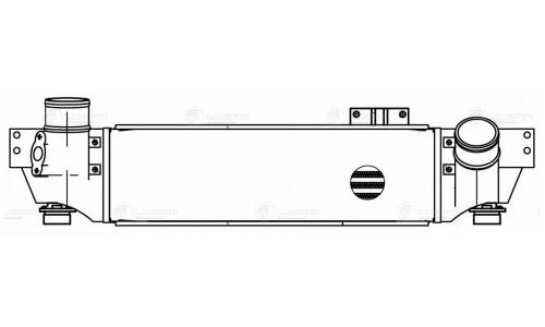 ОНВ (радиатор интеркулера) для а/м Kia Sorento (02-)/Sorento (06-) 2.5CRDi Luzar, арт. LRIC 0801