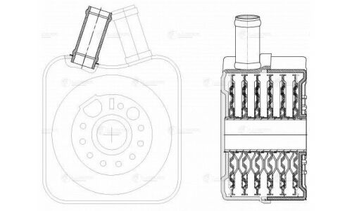 Радиатор масляный Luzar, арт. LOc 1802