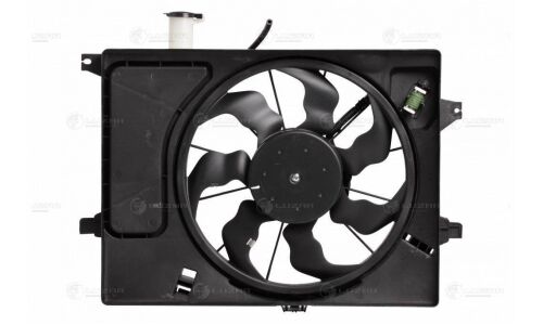 Вентилятор охлаждения радиатора Luzar, с кожухом, для KIA Ceed, арт. LFK 08X0