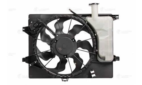 Вентилятор охлаждения радиатора Luzar, с кожухом, для KIA Ceed, арт. LFK 08X0