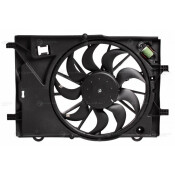 Вентилятор охлаждения радиатора Luzar, с кожухом, для Chevrolet Aveo, арт. LFK 0595