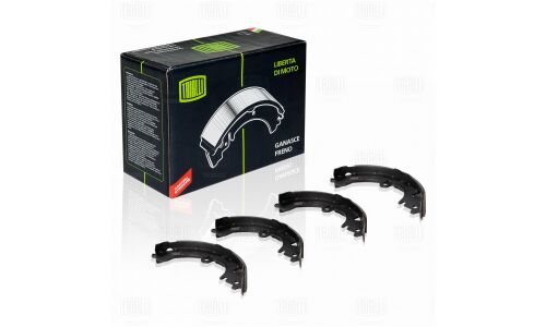 Колодки тормозные барабанные Trialli, комплект на ось (4 шт), арт. GF 1906