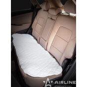 Накидка Airline для заднего ряда, искусственный мех, белый цвет, 1шт