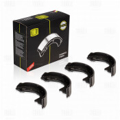 Колодки тормозные барабанные Trialli, комплект на ось (4 шт), арт. GF 1562