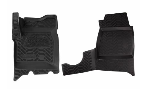 Коврики модельные Airline 3D для UAZ Patriot ПРОФИ с 2016 г. (левый руль), для переднего ряда, полимер, черный цвет, с высоким бортиком, 2шт