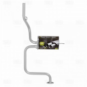 Глушитель выхлопных газов Trialli, задний, для Daewoo Matiz, алюминизированная сталь, арт. EMM 0502