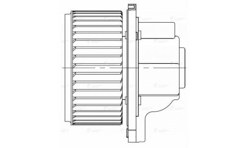 Вентилятор отопителя Luzar, арт. LFh 1701