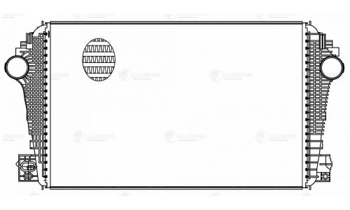 Радиатор интеркулера) для а/м VW Amarok (09-) Luzar, арт. LRIC 182H