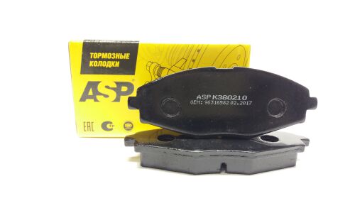 Колодки тормозные | перед ASP, арт. K380210