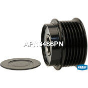 Шкив генератора с обгонной муфтой Krauf, арт. APN6486PN