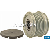 Шкив генератора с обгонной муфтой Krauf, арт. APB8203PN