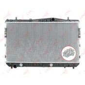 Радиатор охлаждения двигателя LYNXauto, паяный, арт. RB-1016