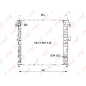 Радиатор охлаждения двигателя LYNXauto, паяный, арт. RB-1117