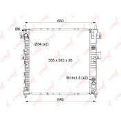 Радиатор охлаждения двигателя LYNXauto, паяный, арт. RB-1115