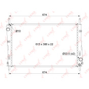 Радиатор охлаждения двигателя LYNXauto, арт. RB-1041