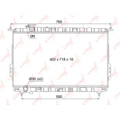 Радиатор охлаждения двигателя LYNXauto, паяный, арт. RB-1067