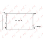 Радиатор охлаждения двигателя LYNXauto, паяный, арт. RB-1122