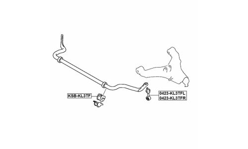 Втулка стабилизатора Febest, арт. MSB-KL3TF