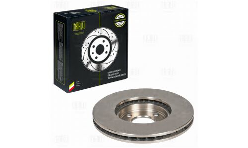 Диск тормозной Trialli, передний, арт. DF 210202