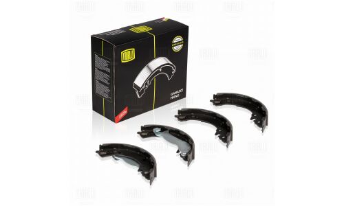 Колодки тормозные барабанные Trialli, комплект на ось (4 шт), арт. GF 0850