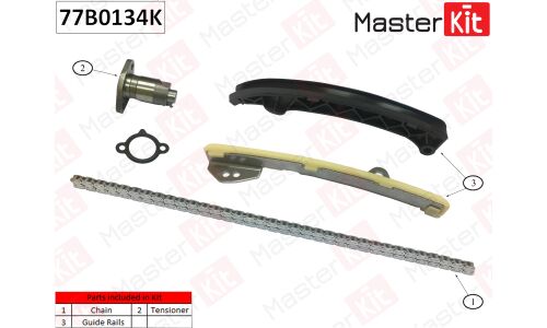 Комплект для замены цепи ГРМ MasterKit, арт. 77B0134K