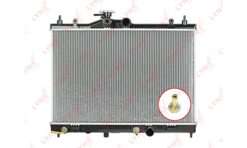 Радиатор охлаждения двигателя LYNXauto, паяный, арт. RB-1101