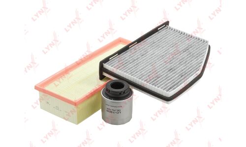 Комплект фильтров для ТО LYNXauto, арт. LK-3080
