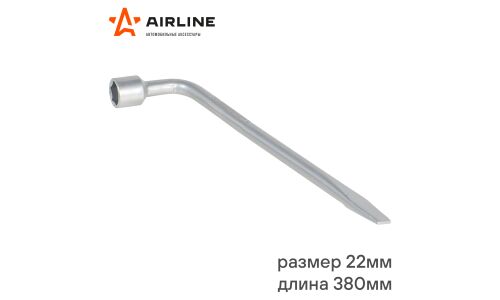 Ключ баллонный Г-образный Airline, 22мм, длина 380мм, с монтажкой, арт. AK-B-14