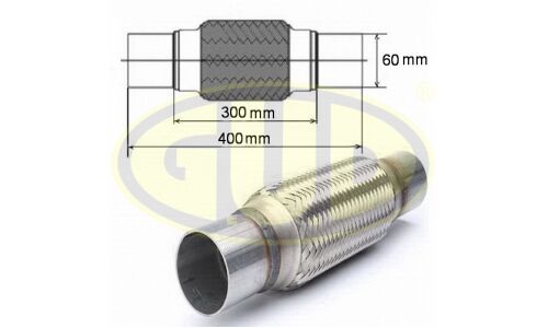 Гофра глушителя GUD, Innerbraid, 60x300мм, арт. GFP460300