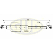 Амортизатор крышки багажника | зад GUD, арт. GGS020162