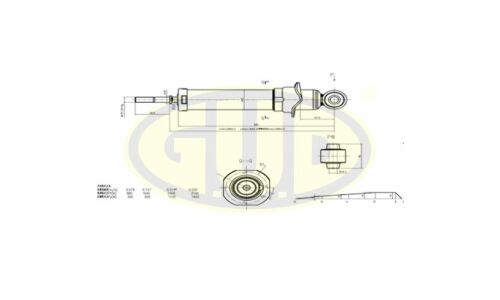 Амортизатор | зад прав/лев GUD, арт. GSA341815