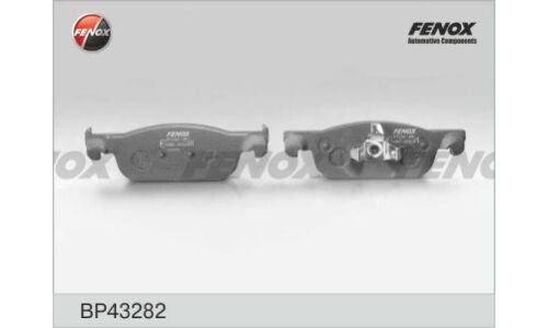 Колодки тормозные дисковые Fenox, передние, комплект на ось (4 шт), арт. BP43282