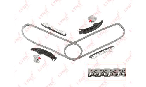 Комплект для замены цепи ГРМ LYNXauto TK-0177 для двигателя 1VD-FTV