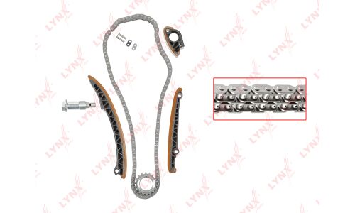 Комплект для замены цепи ГРМ LYNXauto TK-0172 для двигателей OM 611#, OM 612#, OM 613#, OM 646#, OM 647#, OM648#, OM651#
