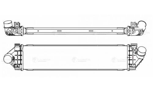 ОНВ (радиатор интеркулера) для а/м Ford Mondeo (07-)/Kuga (08-) 1.6TD/2.0TD/2.5T (LRIC 1041) Luzar, арт. LRIC 1041