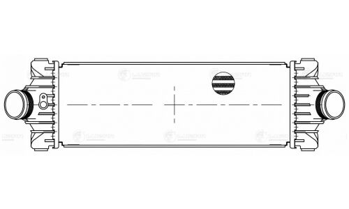 ОНВ (радиатор интеркулера) для а/м Ford Transit (13-) 2.2TDCi Luzar, арт. LRIC 1087