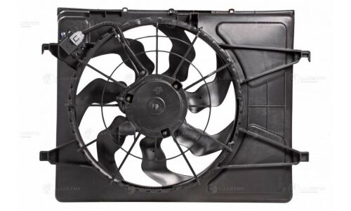 Э/вентилятор охл. с кожухом для а/м Kia CEED/i30 (07-)Hyundai Elantra (HD) (06-) Luzar, арт. LFK 08H1