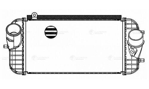 ОНВ (радиатор интеркулера) для а/м Kia Sorento (14-)/Hyundai Santa Fe (12-) 2.0D/2.2D Luzar, арт. LRIC 0820