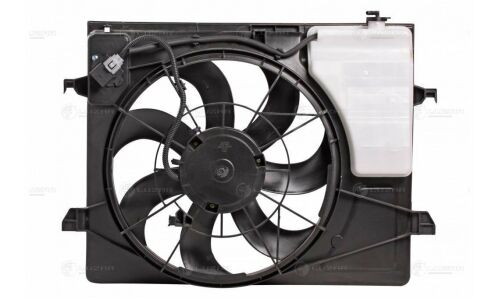 Вентилятор охлаждения радиатора Luzar, с кожухом, для KIA Cerato, арт. LFK 0830