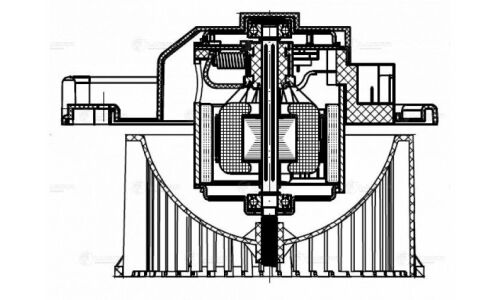 Вентилятор отопителя Luzar, арт. LFh 2570