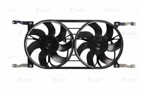 Э/вентилятор охл. для а/м УАЗ Patriot (12-) (2 вент.) (с кожухом) A/C+ Luzar, арт. LFK 0363