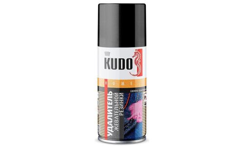 Удалитель жевательной резинки Kudo, для кожи, ткани, пластика, аэрозоль 210мл, арт. KU-H407