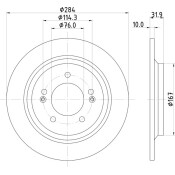 Диск тормозной Nisshinbo, арт. ND6090K