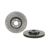 Диск тормозной Brembo, передний, правый, 1 шт, арт. 09.D529.23
