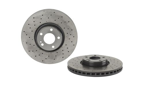Диск тормозной Brembo, передний, правый, 1 шт, арт. 09.D529.23